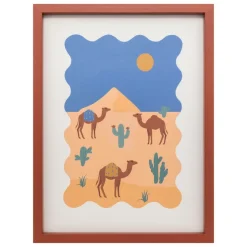 ATMOSPHERA CREATEUR D'INTERIEUR - Tableau imprimé encadré "arone" 30x40cm