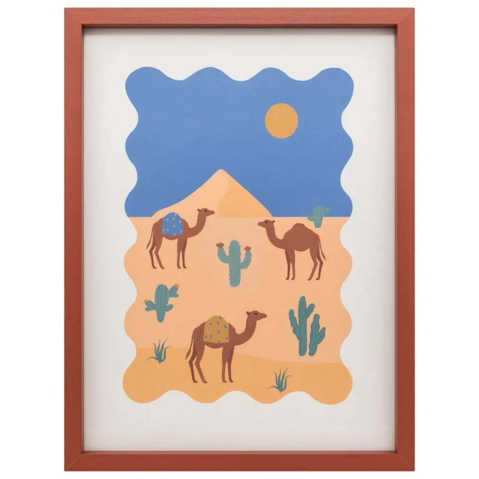 ATMOSPHERA CREATEUR D'INTERIEUR - Tableau imprimé encadré "arone" 30x40cm