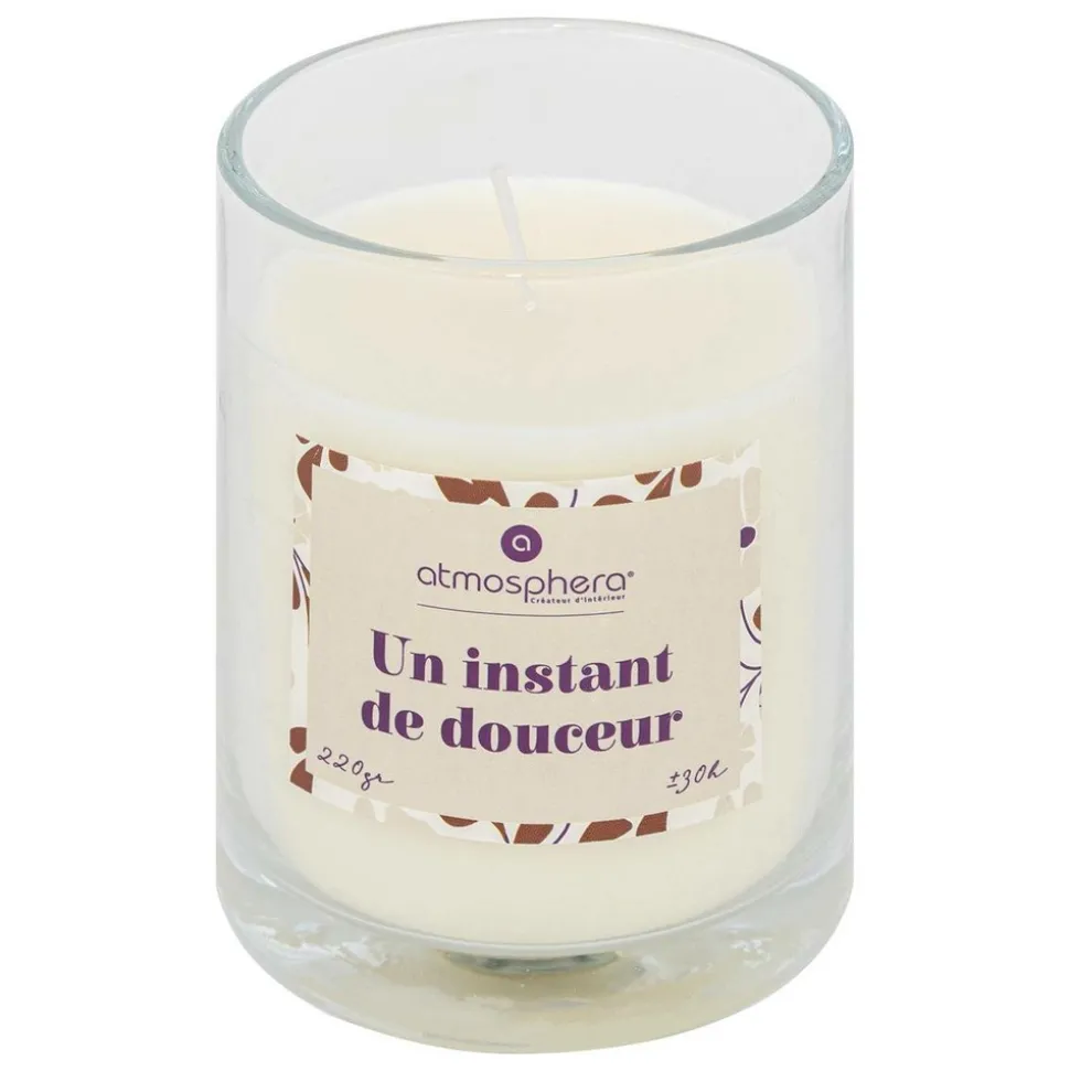 ATMOSPHERA CREATEUR D'INTERIEUR - Bougie parfumée avec bijou mily noix de coco 220g