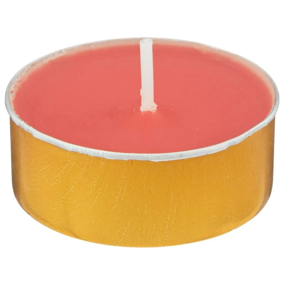 ATMOSPHERA CREATEUR D'INTERIEUR - 6 bougies parfumées "izor" d3,72cm rouge