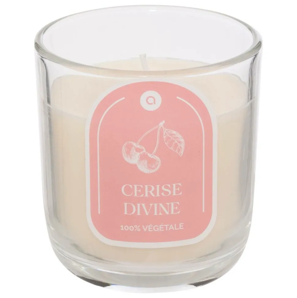 ATMOSPHERA CREATEUR D'INTERIEUR - Bougie parfumée " floa" cerise 210g