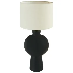 ATMOSPHERA CREATEUR D'INTERIEUR - Lampe à poser "yulia" noir h59cm