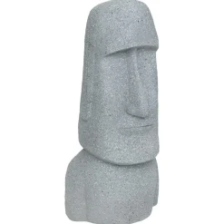 ATMOSPHERA CREATEUR D'INTERIEUR - Statue d exterieur "moai" gris h82cm