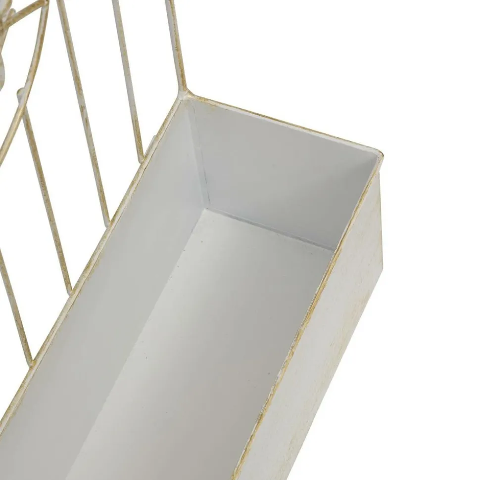 ATMOSPHERA CREATEUR D'INTERIEUR - Jardinière suspendue "tino" blanc chaud h59,5cm