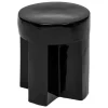ATMOSPHERA CREATEUR D'INTERIEUR - Table d’appoint "kriz" noir 41x34x34cm