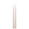 ATMOSPHERA CREATEUR D'INTERIEUR - Lot de 2 bougies bâtons "hugo" en coton h30cm rose