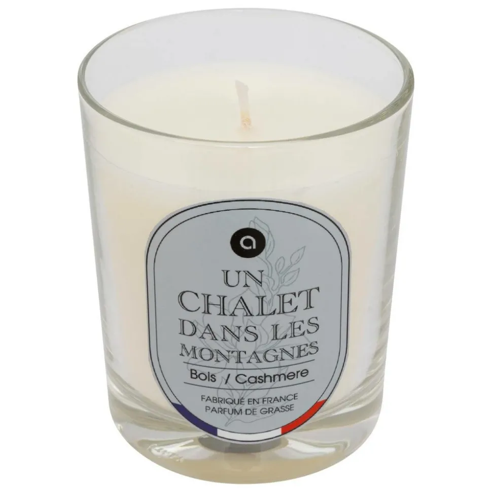 ATMOSPHERA CREATEUR D'INTERIEUR - Bougie parfumée nibi bois et cachemire 180g