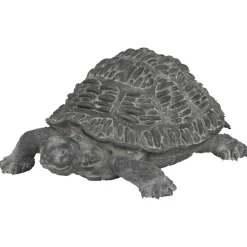 ATMOSPHERA CREATEUR D'INTERIEUR - Statuette d exterieur tortue "francky" gris h21,5cm