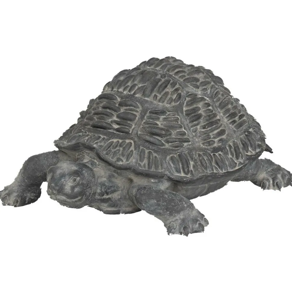 ATMOSPHERA CREATEUR D'INTERIEUR - Statuette d exterieur tortue "francky" gris h21,5cm