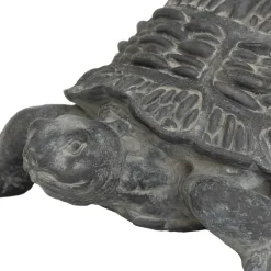 ATMOSPHERA CREATEUR D'INTERIEUR - Statuette d exterieur tortue "francky" gris h21,5cm