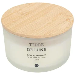 ATMOSPHERA CREATEUR D'INTERIEUR - Bougie parfumée "terre de lune" pétales de musc 420g