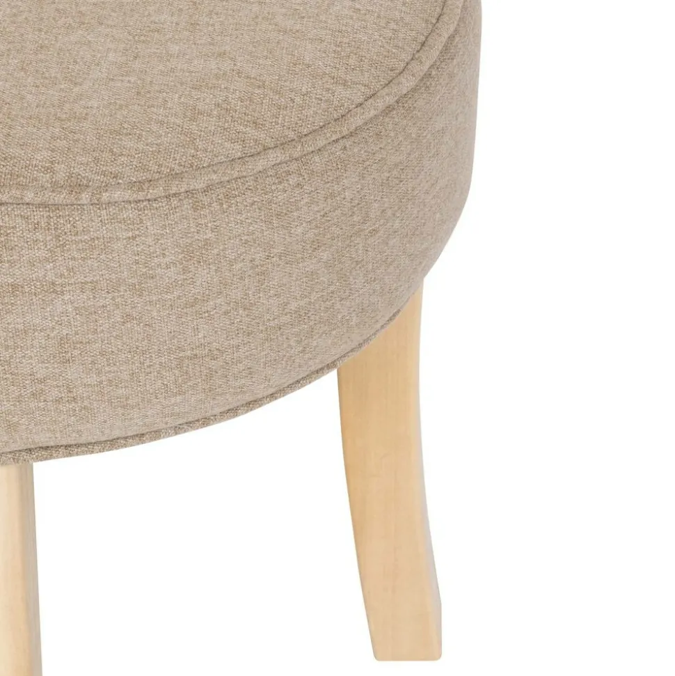 ATMOSPHERA CREATEUR D'INTERIEUR - Tabouret "adriel" peuplier beige d35x35cm