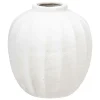 ATMOSPHERA CREATEUR D'INTERIEUR - Vase boule "amia" céramique blanc h28cm