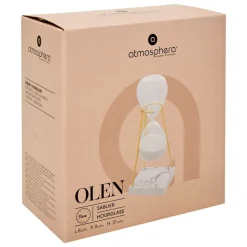 ATMOSPHERA CREATEUR D'INTERIEUR - Sablier "olen" gris h21cm