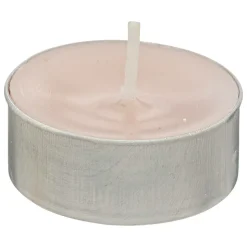 ATMOSPHERA CREATEUR D'INTERIEUR - 18 bougies chauffe-plats "hugo" h1,5cm rose