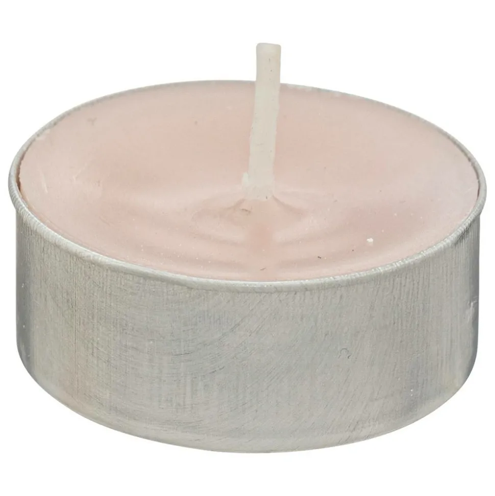 ATMOSPHERA CREATEUR D'INTERIEUR - 18 bougies chauffe-plats "hugo" h1,5cm rose