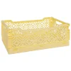ATMOSPHERA CREATEUR D'INTERIEUR - Cagette pliante "arry" jaune 31x20x11,5cm
