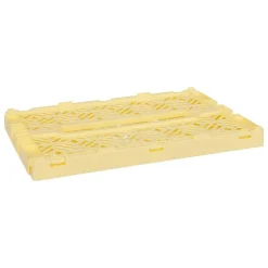 ATMOSPHERA CREATEUR D'INTERIEUR - Cagette pliante "arry" jaune 31x20x11,5cm