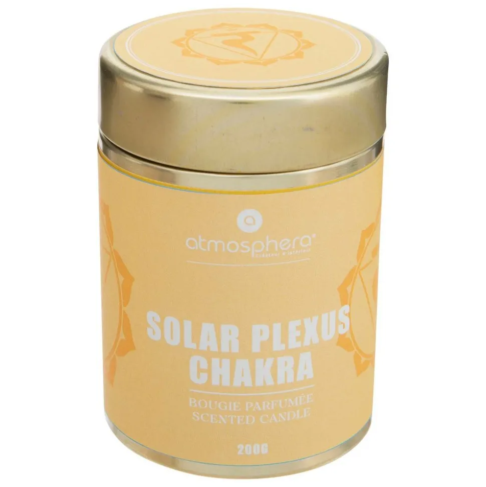 ATMOSPHERA CREATEUR D'INTERIEUR - Bougie parfumée "chakra" - chakra du plexus solaire - 200g