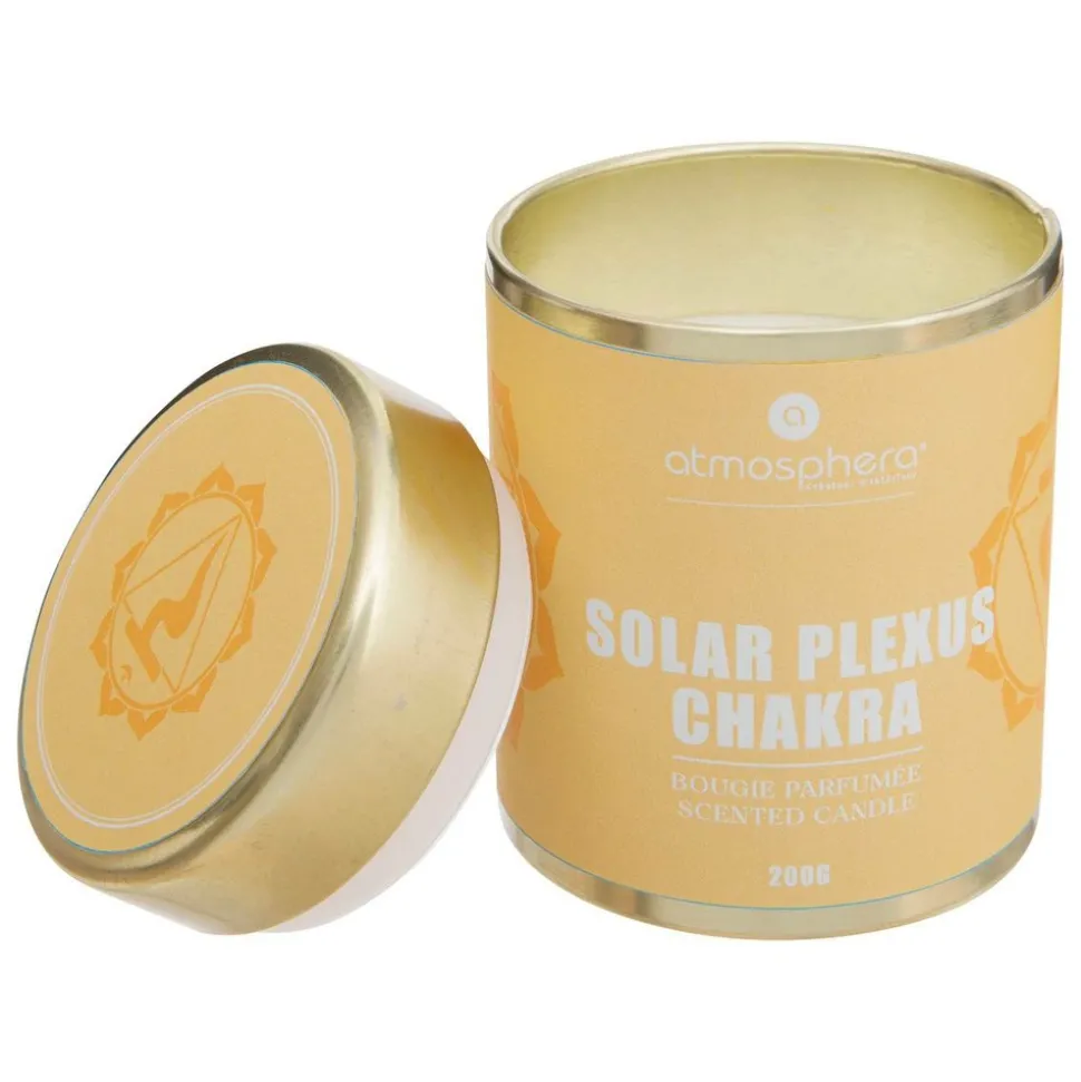 ATMOSPHERA CREATEUR D'INTERIEUR - Bougie parfumée "chakra" - chakra du plexus solaire - 200g