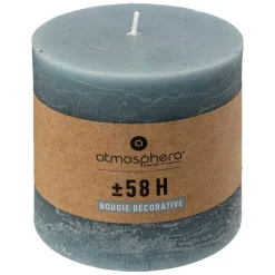 ATMOSPHERA CREATEUR D'INTERIEUR - Bougie ronde "olia" en coton d10cm