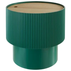 ATMOSPHERA CREATEUR D'INTERIEUR - Table d’appoint "enola" vert d38,5x38,5x35cm