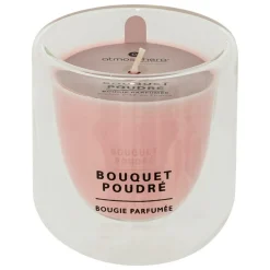ATMOSPHERA CREATEUR D'INTERIEUR - Bougie parfumée"ilan" - rose - jasmin - musc blanc 130g