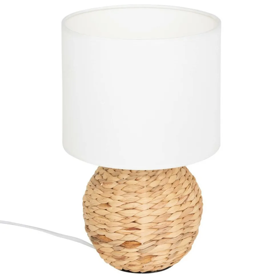 ATMOSPHERA CREATEUR D'INTERIEUR - Lampe à poser boule "sand" jacinthe beige h37cm