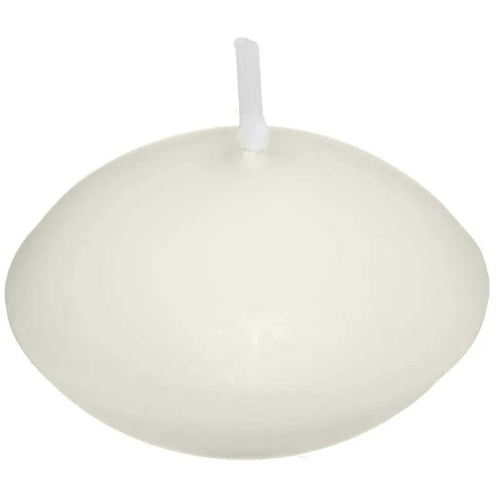 ATMOSPHERA CREATEUR D'INTERIEUR - 6 bougies parfumées "many" en coton d4,5cm blanc