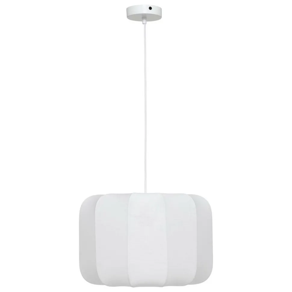 ATMOSPHERA CREATEUR D'INTERIEUR - Suspension "tobie" coton blanc d37cm