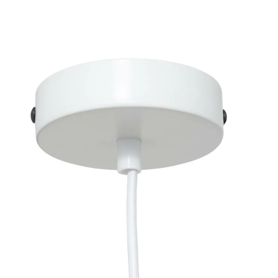 ATMOSPHERA CREATEUR D'INTERIEUR - Suspension "tobie" coton blanc d37cm