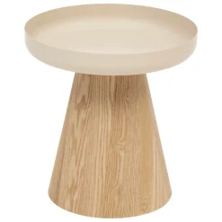 ATMOSPHERA CREATEUR D'INTERIEUR - Table d appoint "hercyna" beige 41,840x40cm