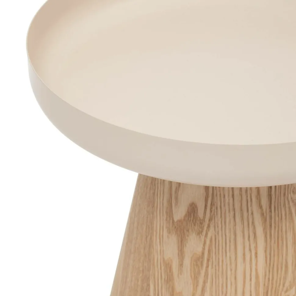 ATMOSPHERA CREATEUR D'INTERIEUR - Table d appoint "hercyna" beige 41,840x40cm