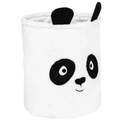 ATMOSPHERA CREATEUR D'INTERIEUR - Bac à jouets panda "andy" noir & blanc d35x40cm