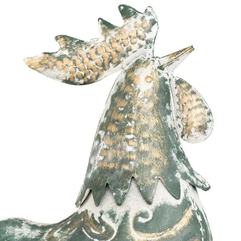 ATMOSPHERA CREATEUR D'INTERIEUR - Statuette d exterieur coq "conor" h54cm