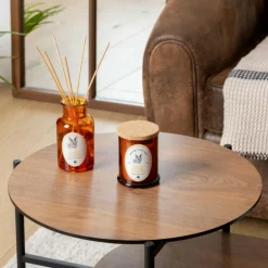 ATMOSPHERA CREATEUR D'INTERIEUR - Bougie parfumée hapo amende et fleur d oranger 150g