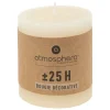 ATMOSPHERA CREATEUR D'INTERIEUR - Bougie ronde "olia" d6,7cm blanc ivoire