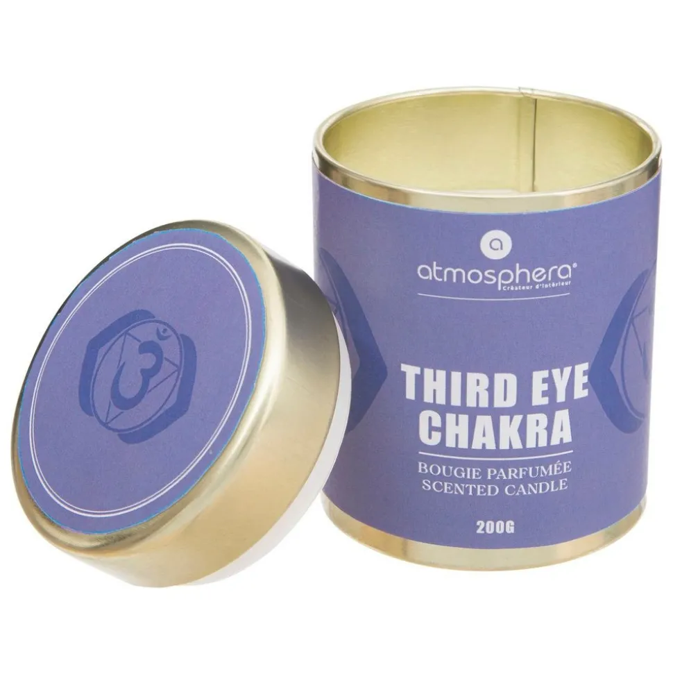 ATMOSPHERA CREATEUR D'INTERIEUR - Bougie parfumée "chakra" - chakra de la couronne - 200g