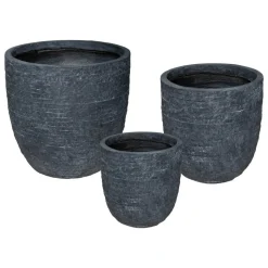 ATMOSPHERA CREATEUR D'INTERIEUR - Set de 3 pots - métal