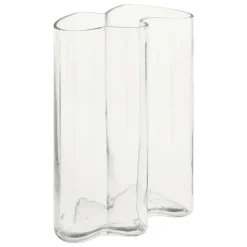 ATMOSPHERA CREATEUR D'INTERIEUR - Vase vague "kade" transparent h25cm