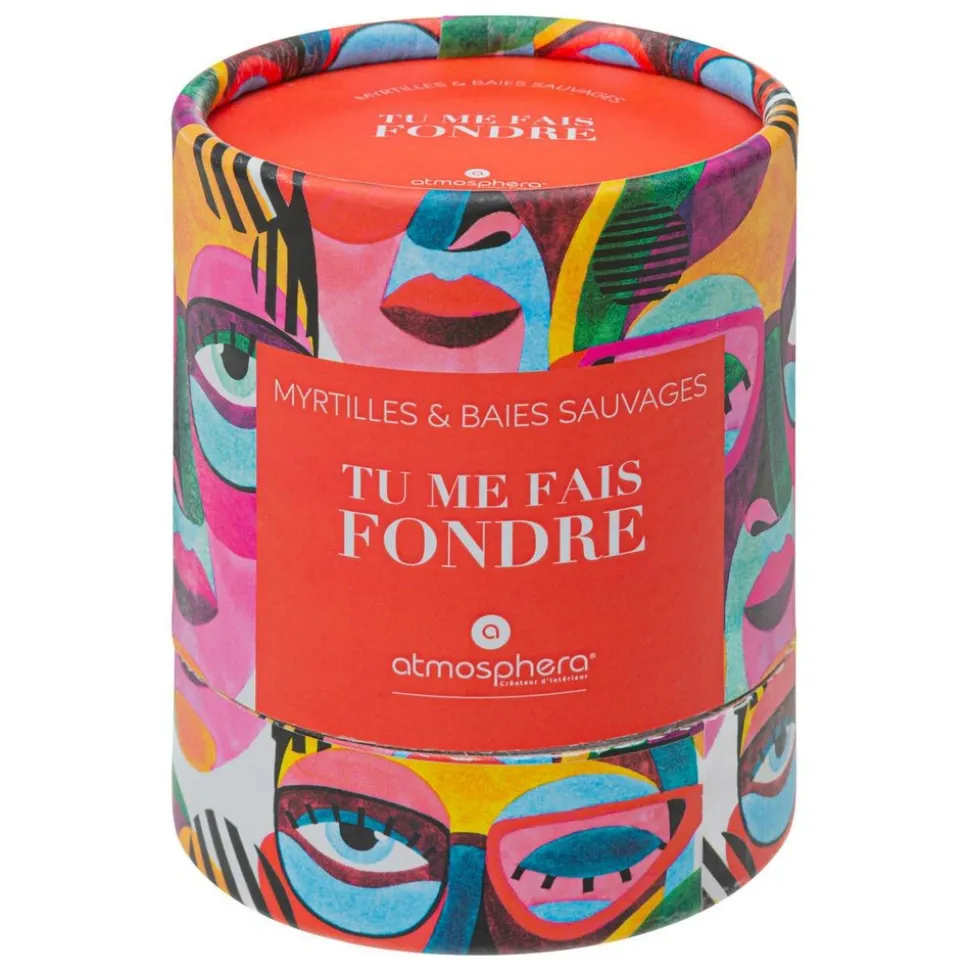 ATMOSPHERA CREATEUR D'INTERIEUR - Bougie parfumée "jomy" - myrtilles - 200g