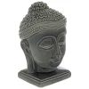 ATMOSPHERA CREATEUR D'INTERIEUR - Statuette bouddha "yola" céramique gris h22,5cm