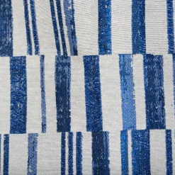 ATMOSPHERA CREATEUR D'INTERIEUR - Rideau "leyna" jacquard bleu indigo 140x260cm