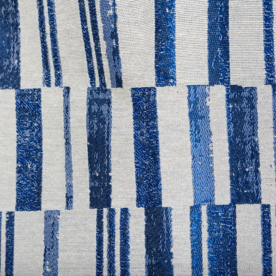 ATMOSPHERA CREATEUR D'INTERIEUR - Rideau "leyna" jacquard bleu indigo 140x260cm