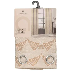 ATMOSPHERA CREATEUR D'INTERIEUR - Rideau "mizani" jacquard lin 135x260cm