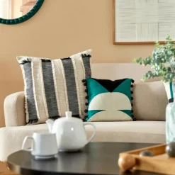 ATMOSPHERA CREATEUR D'INTERIEUR - Coussin à franges 
