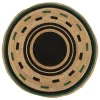 ATMOSPHERA CREATEUR D'INTERIEUR - Tapis "malakite" jute noir d120cm