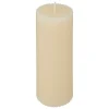 ATMOSPHERA CREATEUR D'INTERIEUR - Bougie ronde "demi" en coton d5cm blanc ivoire