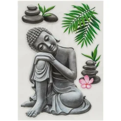 ATMOSPHERA CREATEUR D'INTERIEUR - Sticker "bouddha" - 30x40 cm