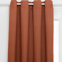 ATMOSPHERA CREATEUR D'INTERIEUR - Rideau occultant "odelie" terracotta 140x260cm